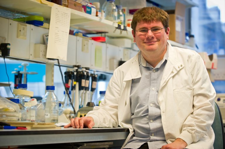 Photo of Professor David Long in his workplace